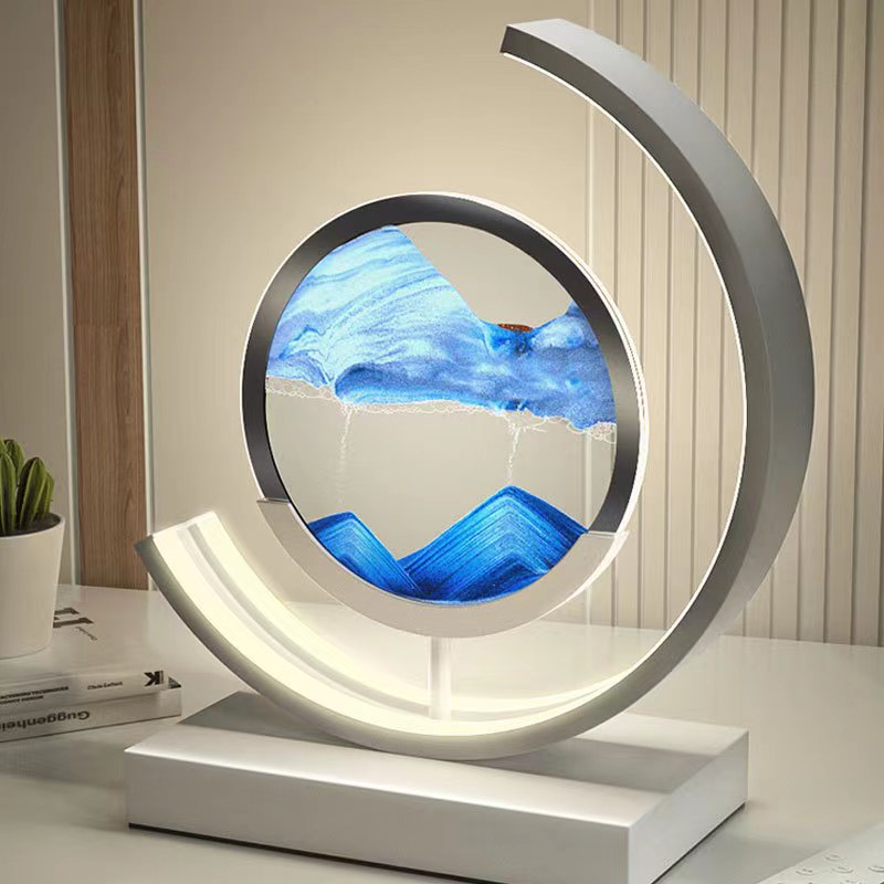 Table Lamp Modern LED Sand Art Light
