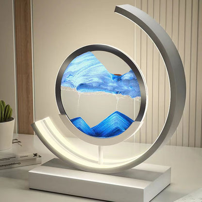 Table Lamp Modern LED Sand Art Light