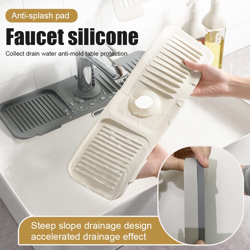 AquaShield Sink Splash Guard | Silicone Splash Guard For Kitchen Sink