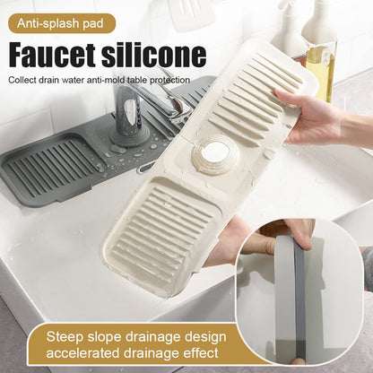 AquaShield Sink Splash Guard | Silicone Splash Guard For Kitchen Sink