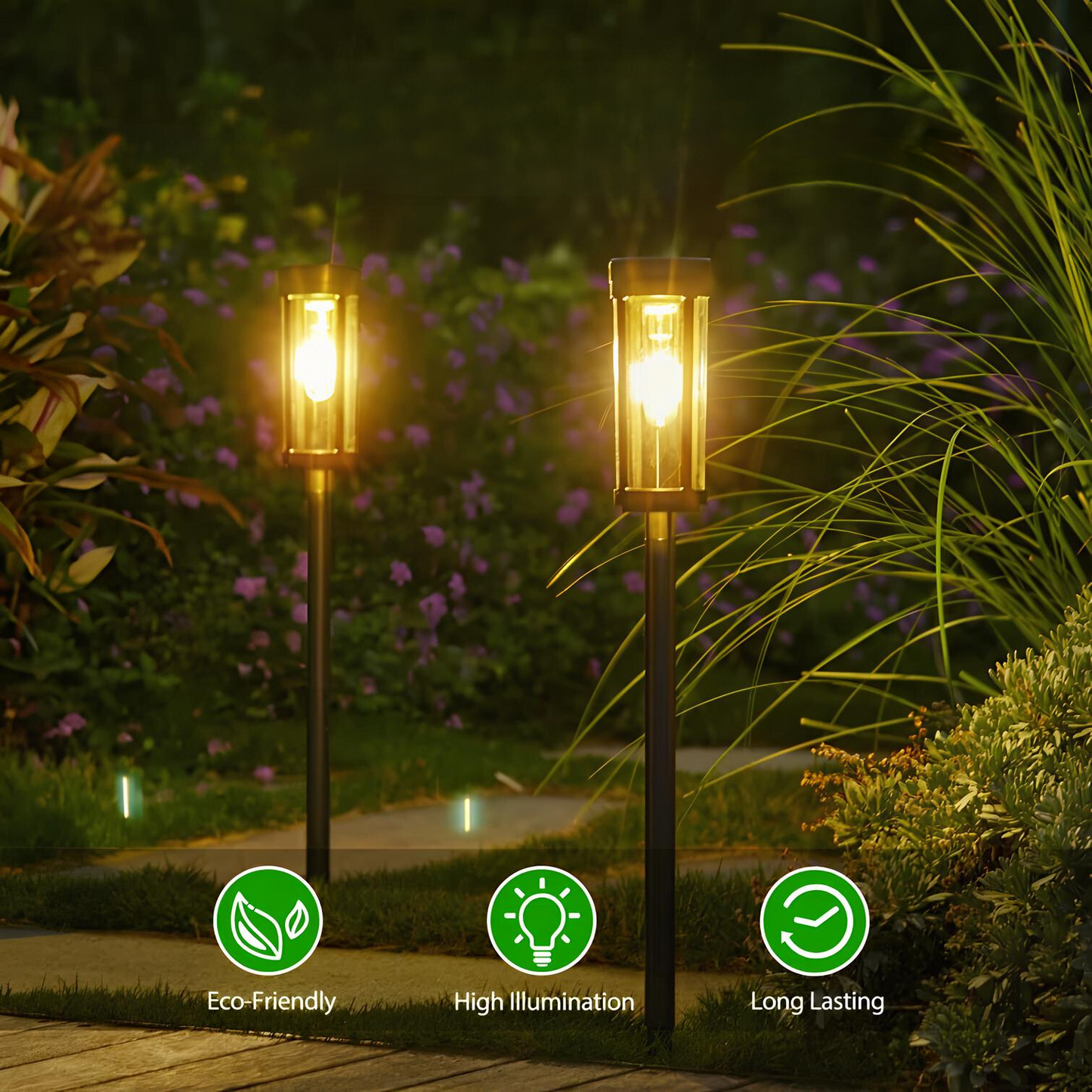 Outdoor Solar Powered Garden Light