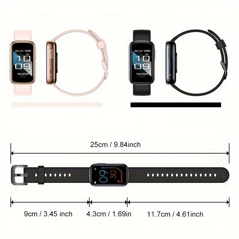 Smartwatch Waterproof Silicone Fitness Tracker