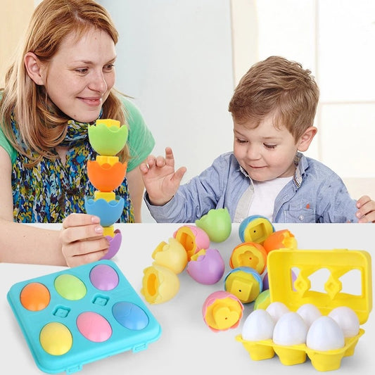 Educational Toys Shape Colour Matching Eggs
