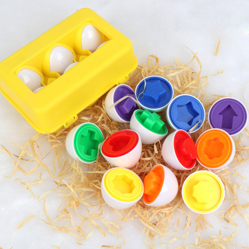 Educational Toys Shape Colour Matching Eggs