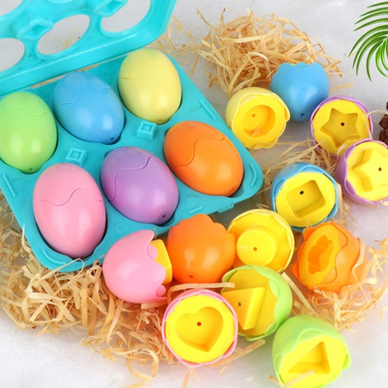 Educational Toys Shape Colour Matching Eggs