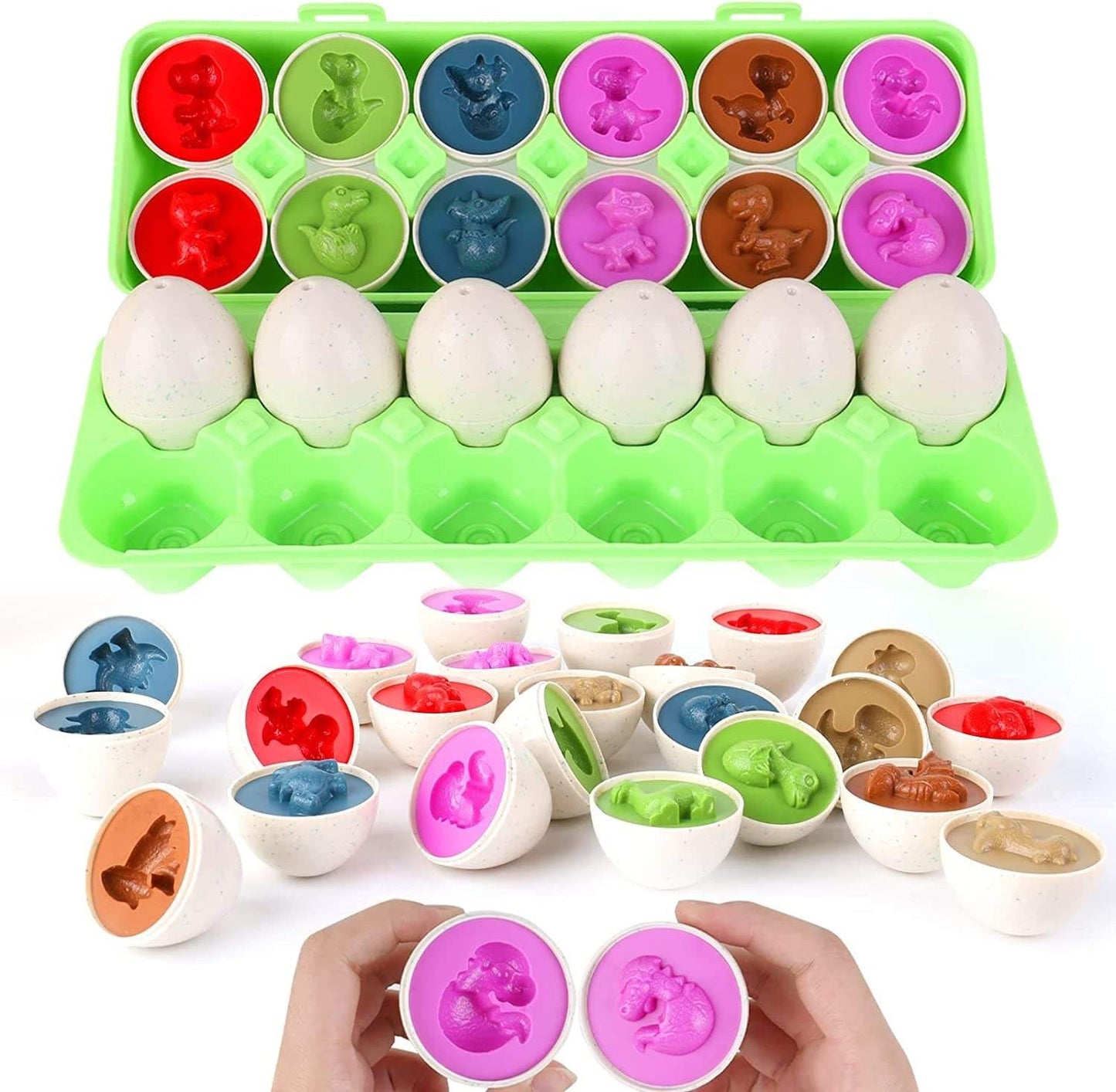 Educational Toys Shape Colour Matching Eggs