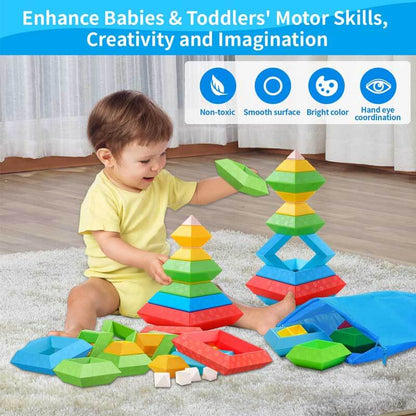 Baby Toys Educational Stacking Blocks Set