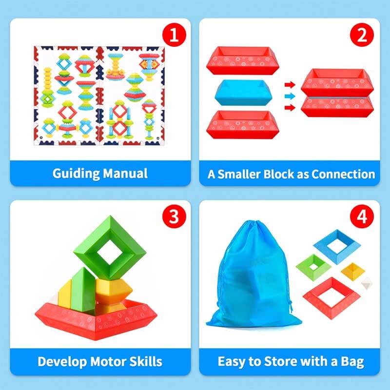 Baby Toys Educational Stacking Blocks Set