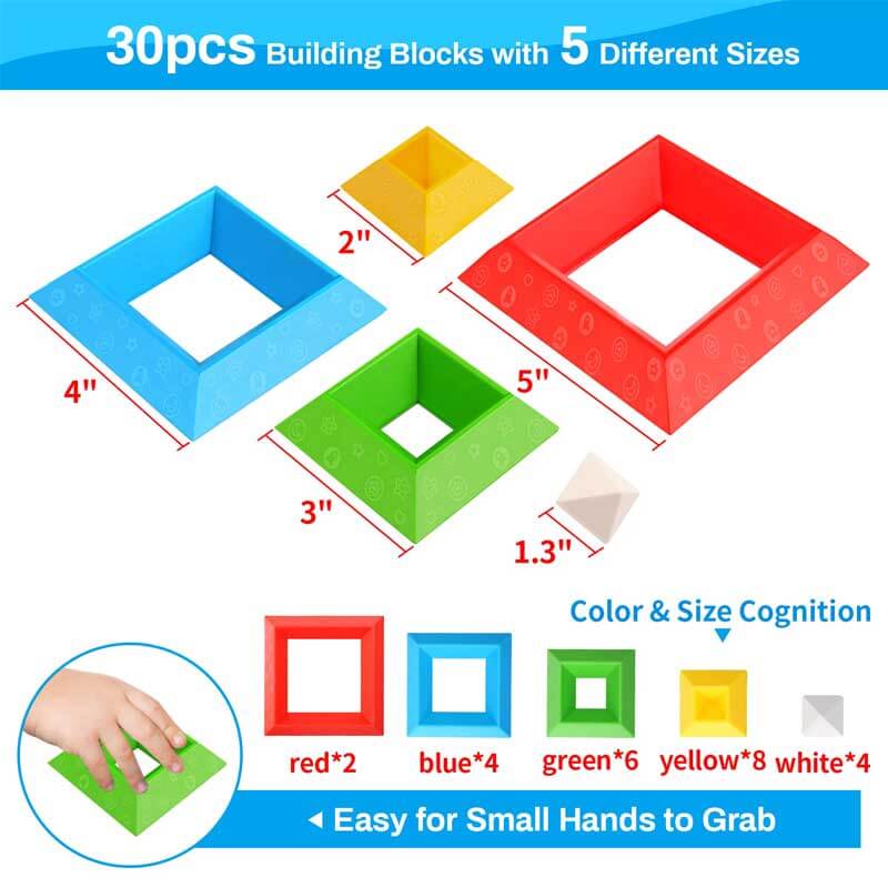 Baby Toys Educational Stacking Blocks Set