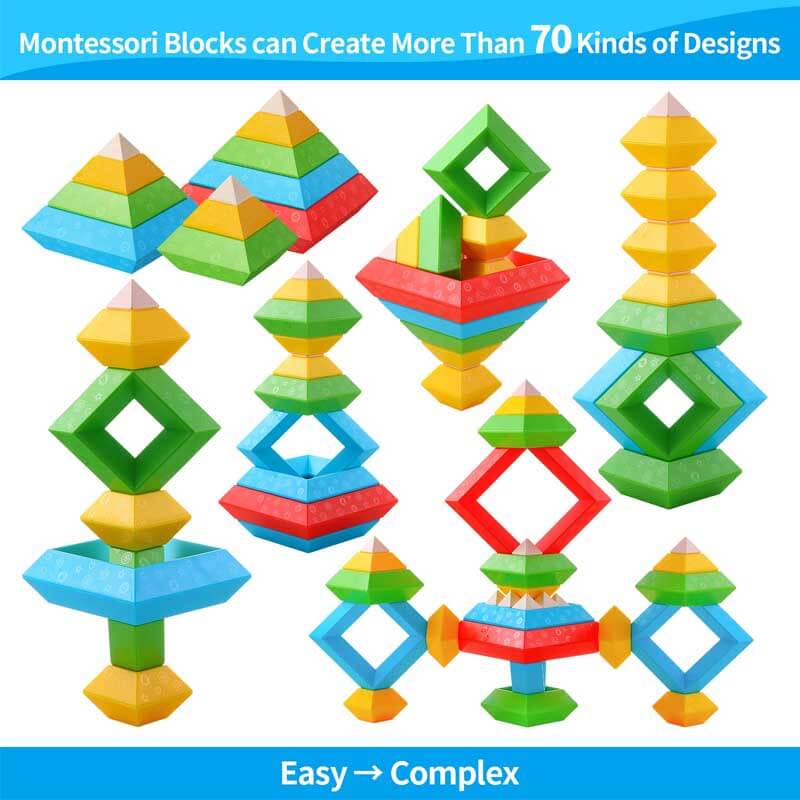 Baby Toys Educational Stacking Blocks Set