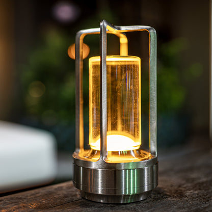 LED Candle Effect Crystal Table Lamp