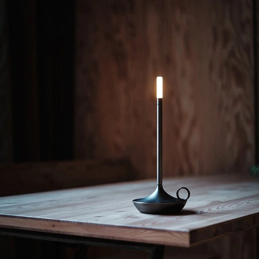 Table Lamp with Modern Dimmable LED Light