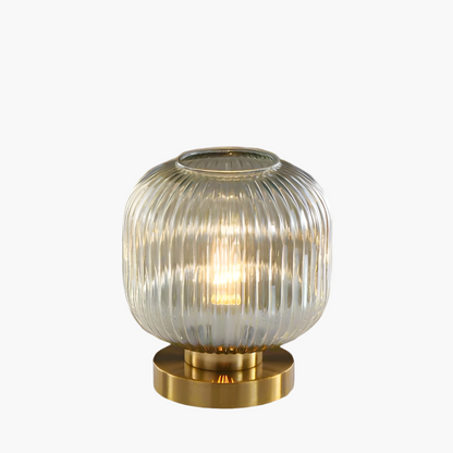 Table Lamp Modern Glass Shade Bedside Light