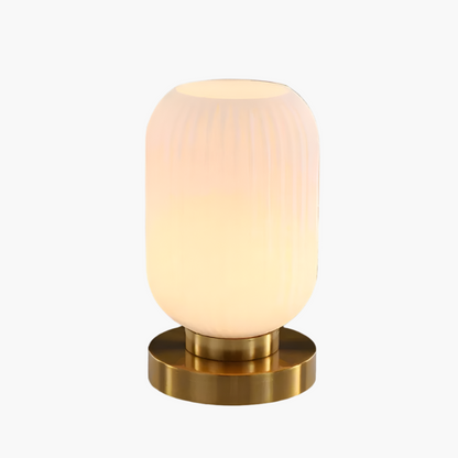 Table Lamp Modern Glass Shade Bedside Light
