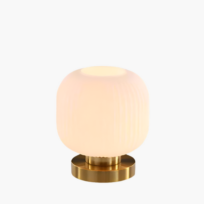 Table Lamp Modern Glass Shade Bedside Light