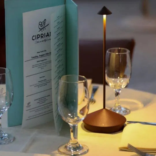 LED Table Lamp with Dimmable Aluminum Design