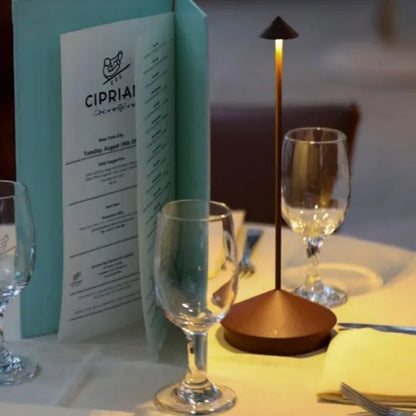 LED Table Lamp with Dimmable Aluminum Design