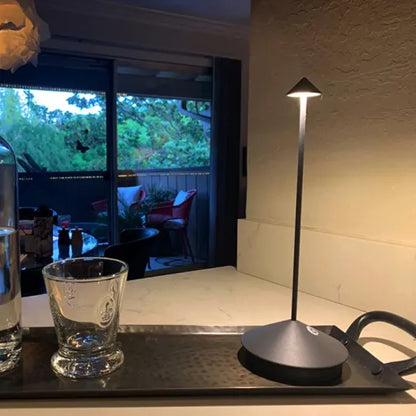LED Table Lamp with Dimmable Aluminum Design