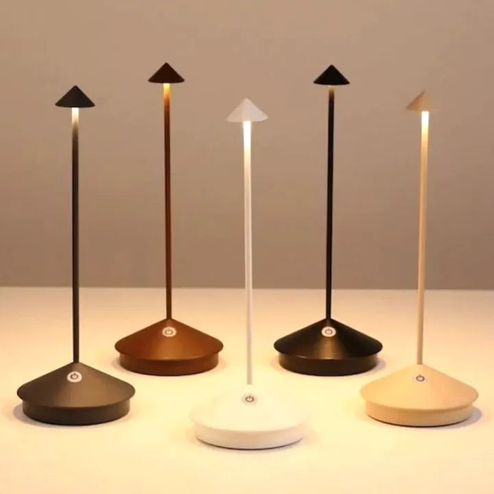 LED Table Lamp with Dimmable Aluminum Design