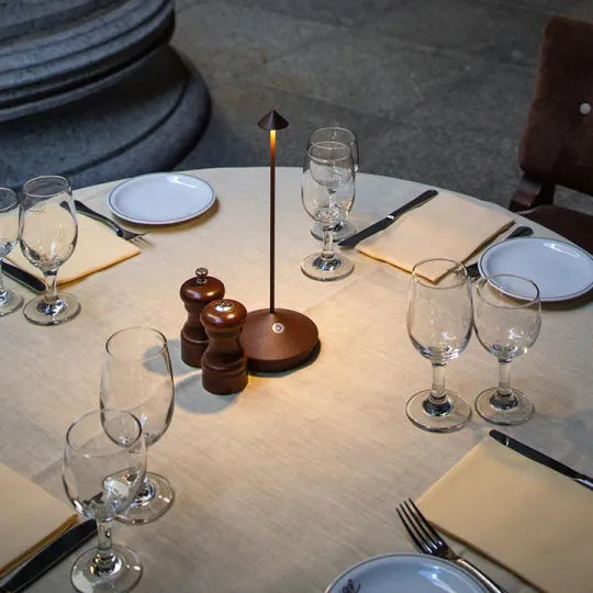 LED Table Lamp with Dimmable Aluminum Design