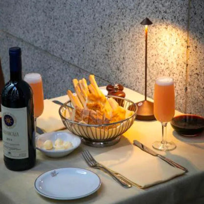 LED Table Lamp with Dimmable Aluminum Design