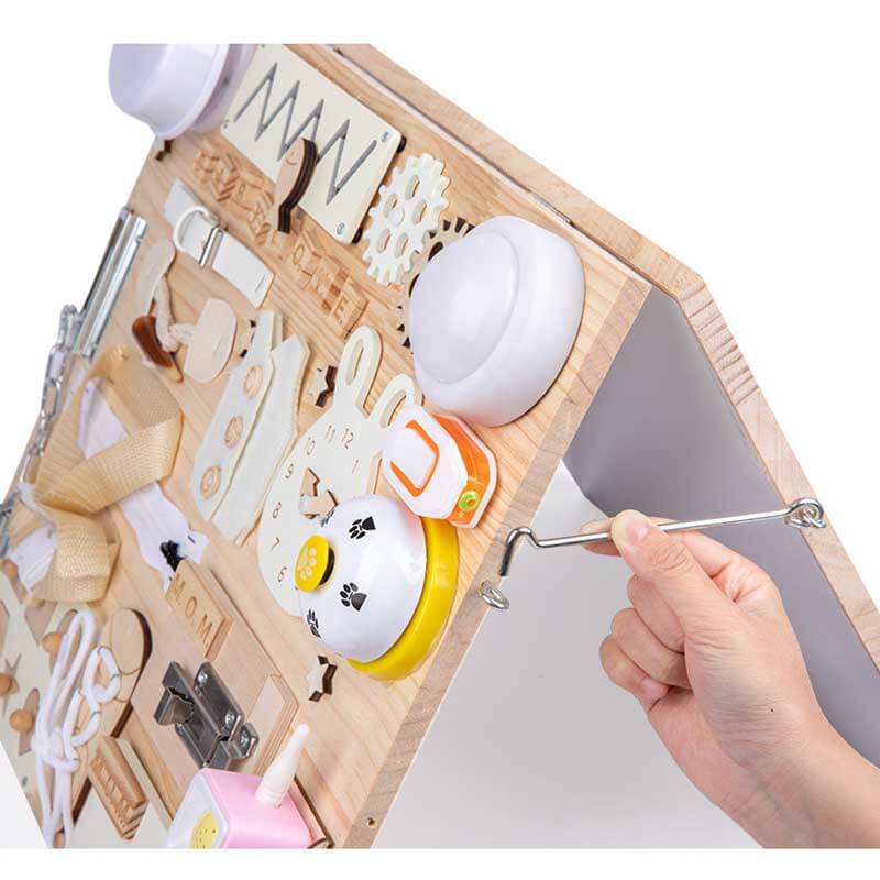 Wooden Montessori Learning Activity Board