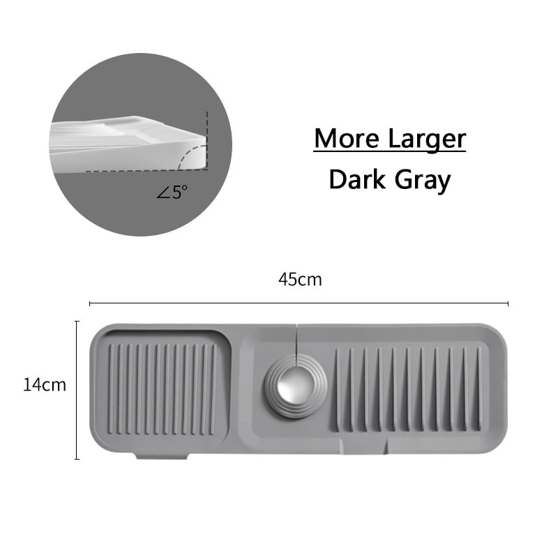 AquaShield Sink Splash Guard | Silicone Splash Guard For Kitchen Sink