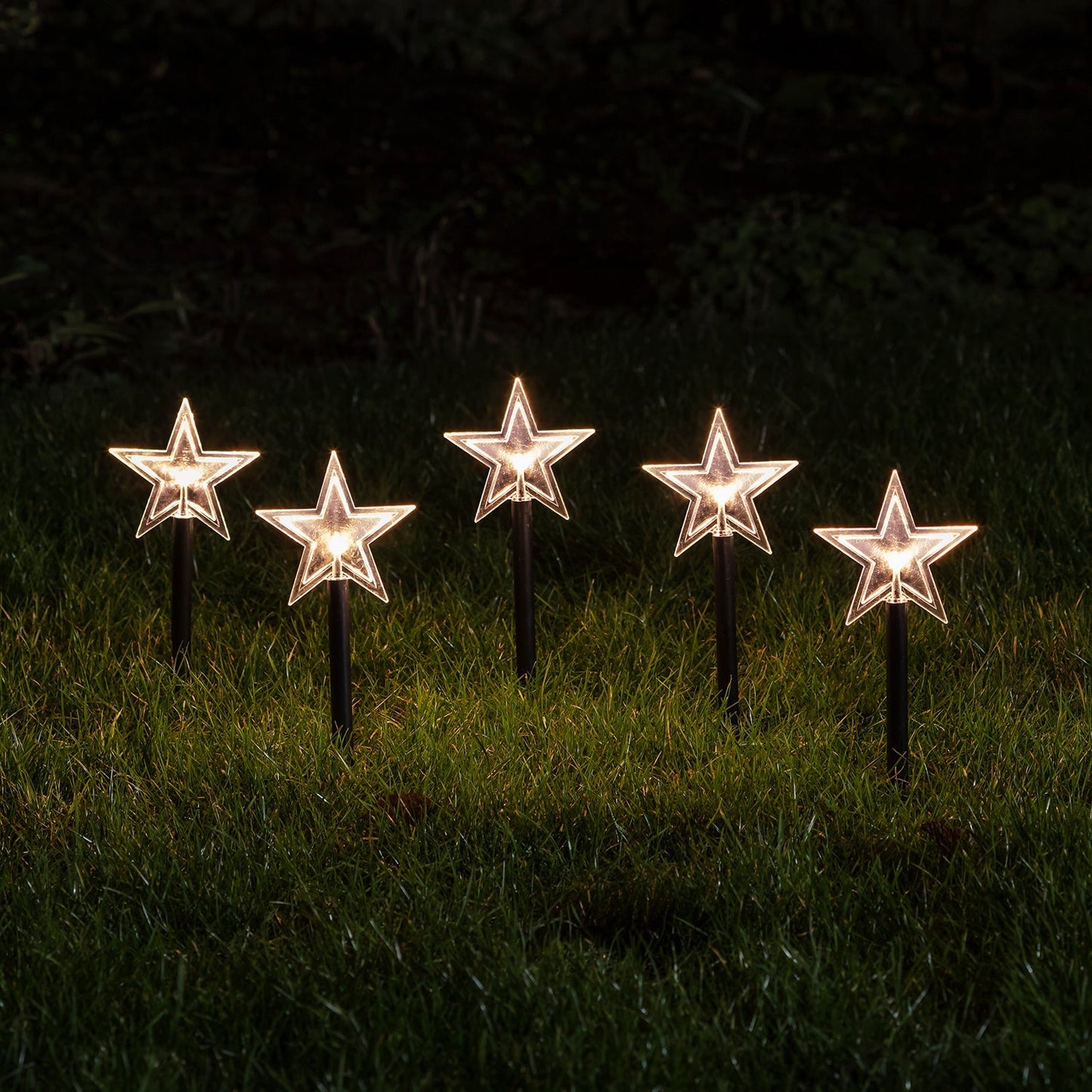 Christmas Decorations Star Garden Stake Lights