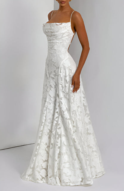 Franciszka™ | Elegant Lace Maxi Dress – The Perfect Choice for Special Occasions