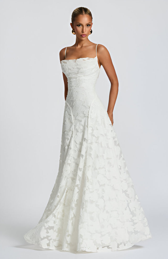 Franciszka | Lace Maxi Dress