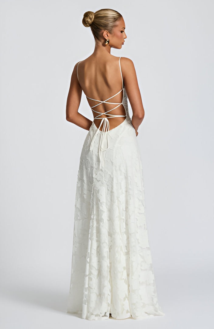 Franciszka | Lace Maxi Dress