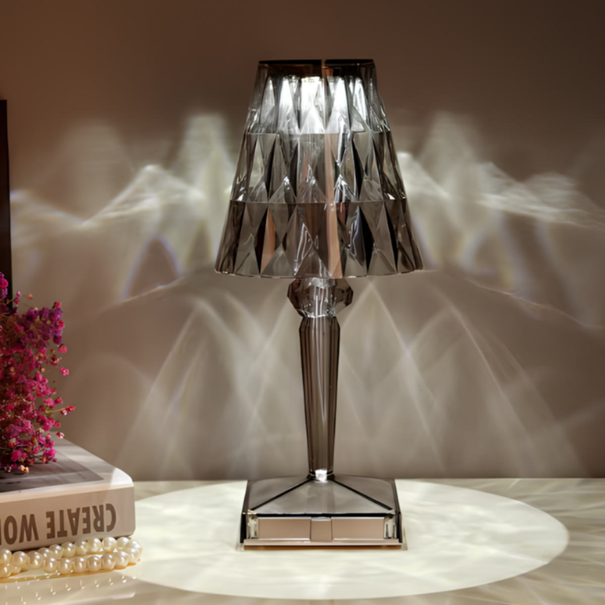 Crystal Effect LED Table Lamp