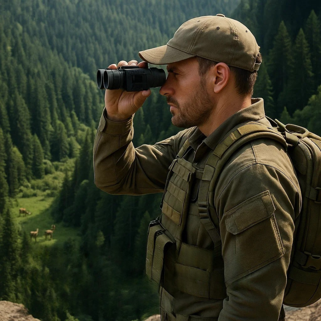 High Power Compact Travel Binoculars