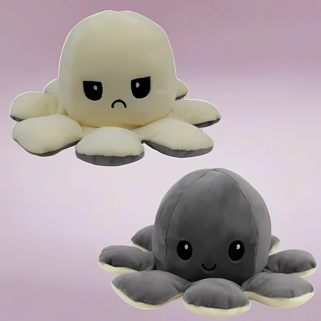 Reversible Plush Octopus Soft Toy