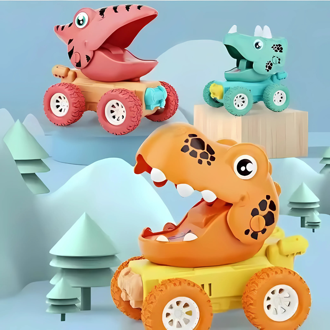Kids Dinosaur Toys Monster Truck Set