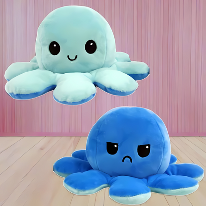 Reversible Plush Octopus Soft Toy