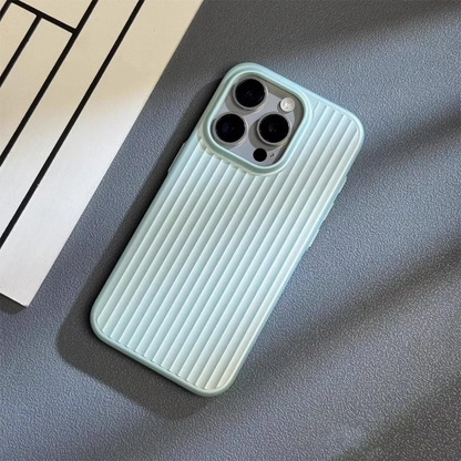 Phone Case Slim Shockproof Ribbed Matte