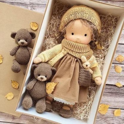 Doll Handmade Soft Plush Waldorf Toy