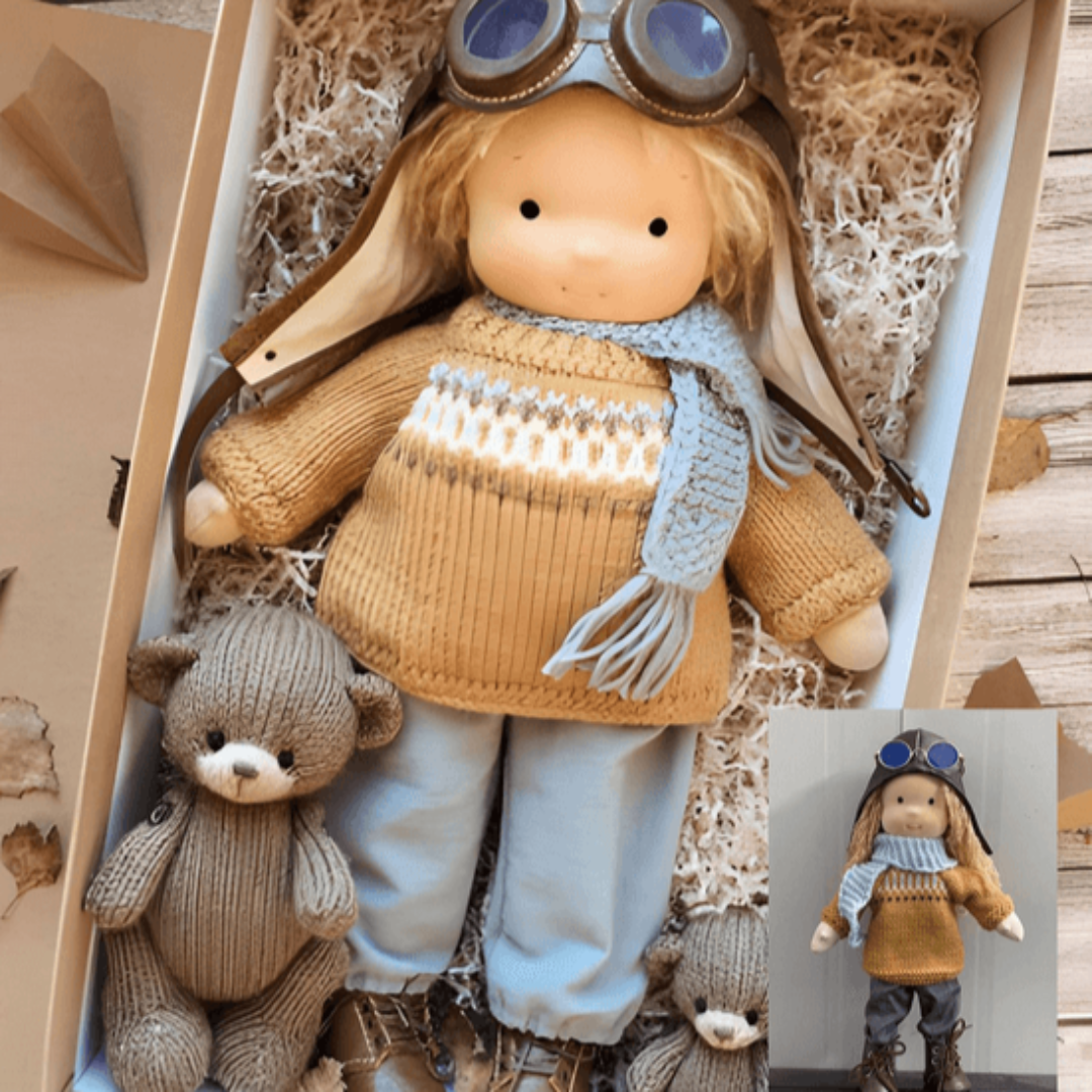 Doll Handmade Soft Plush Waldorf Toy