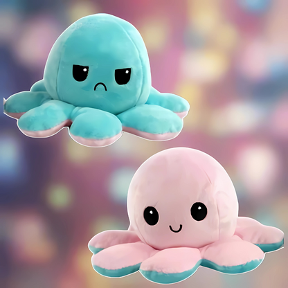 Reversible Plush Octopus Soft Toy