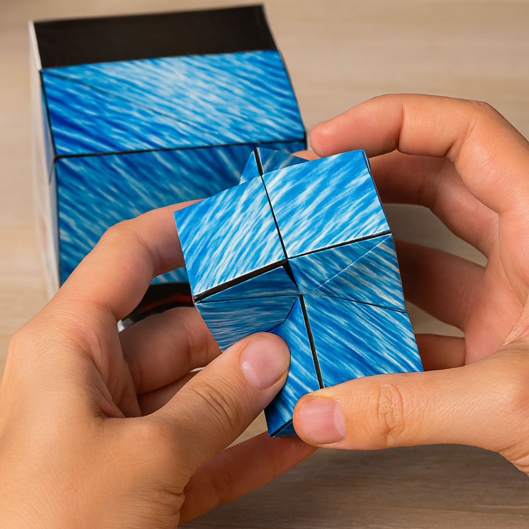 Puzzle Cube Magnetic Folding Fidget Toy