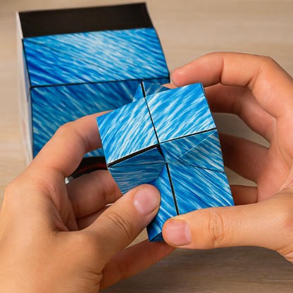 Puzzle Cube Magnetic Folding Fidget Toy