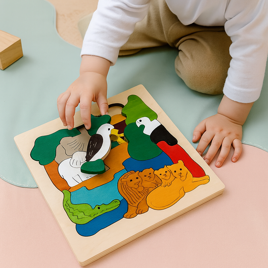 Wooden Animal Puzzle Educational Toy
