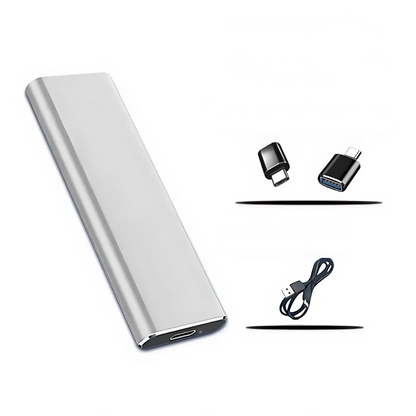 External SSD Portable USB Storage Drive Metal