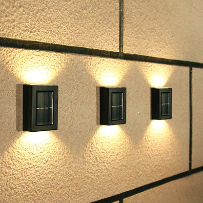 Wall Lights Outdoor Solar Powered Garden Fixture