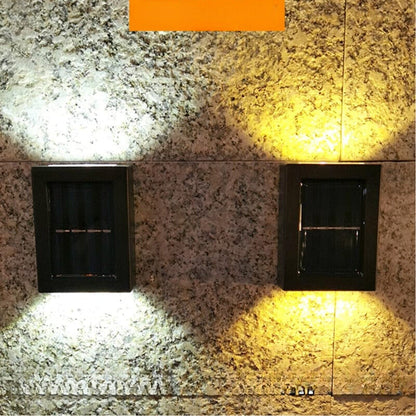 Wall Lights Outdoor Solar Powered Garden Fixture
