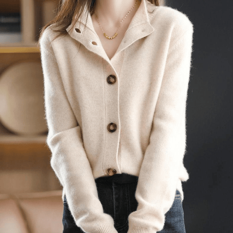 Sofia - Luxurious Cashmere Knit Cardigan