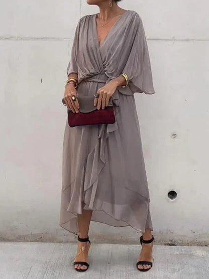 Ramila | V-Neck Flowy Dress