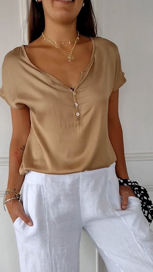 Women's White T-Shirt | Summer Clothing for Women | Mia