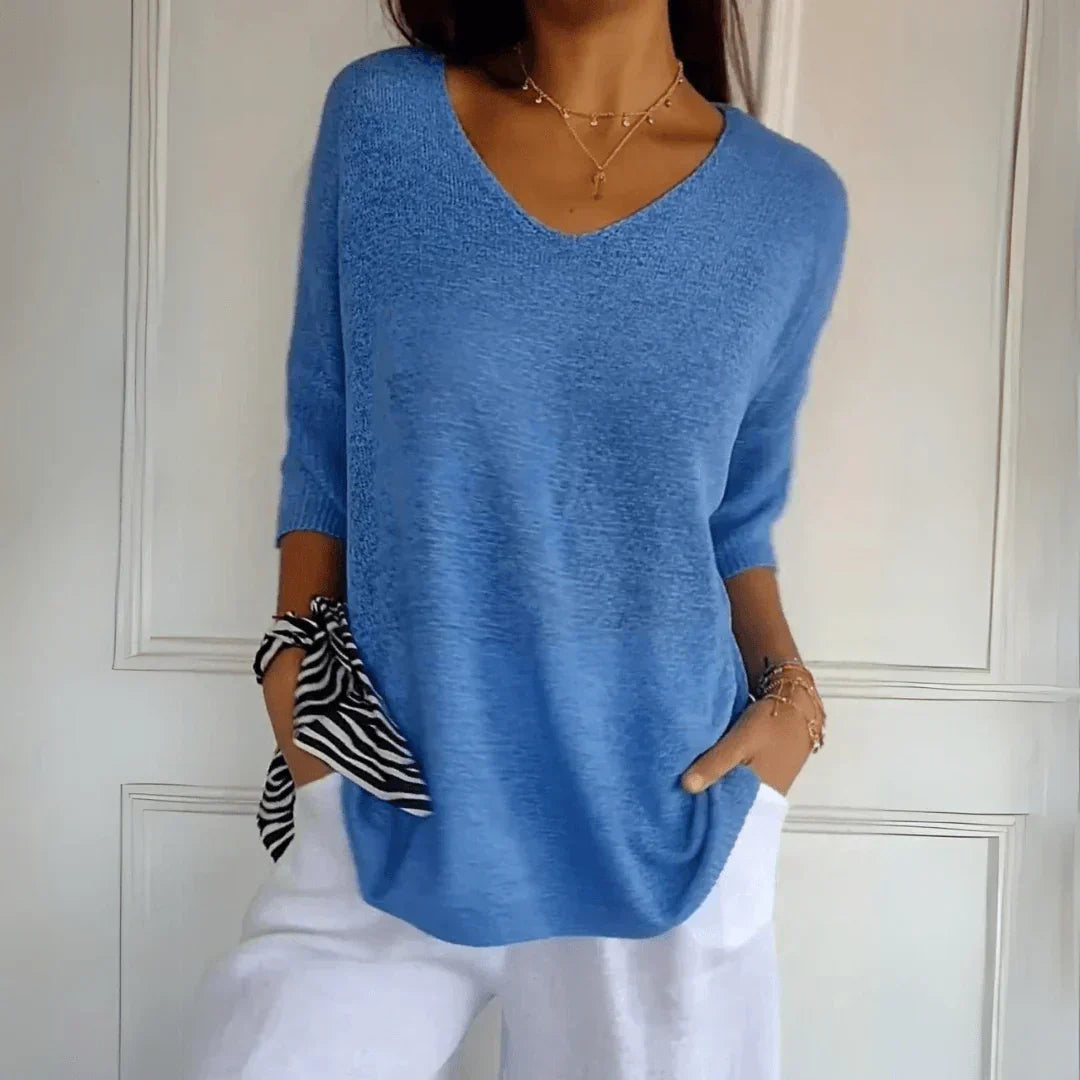 Jaja | Slimming V-Neck Top